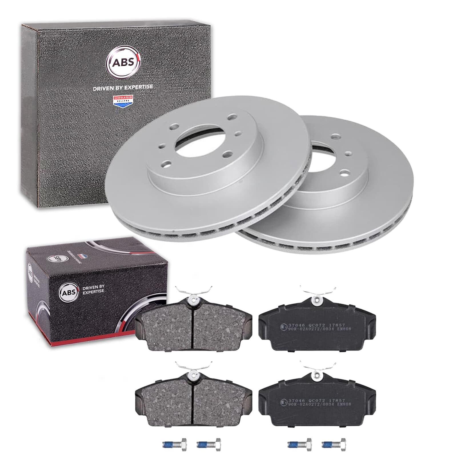 ABS Bremsscheiben 280mm + Beläge vorne | 16913 + 37046 Kompatibel mit Almera II (N16),Almera II Hatchback (N16),Primera (P11),Primera Hatchback (P11),Primera Travelle