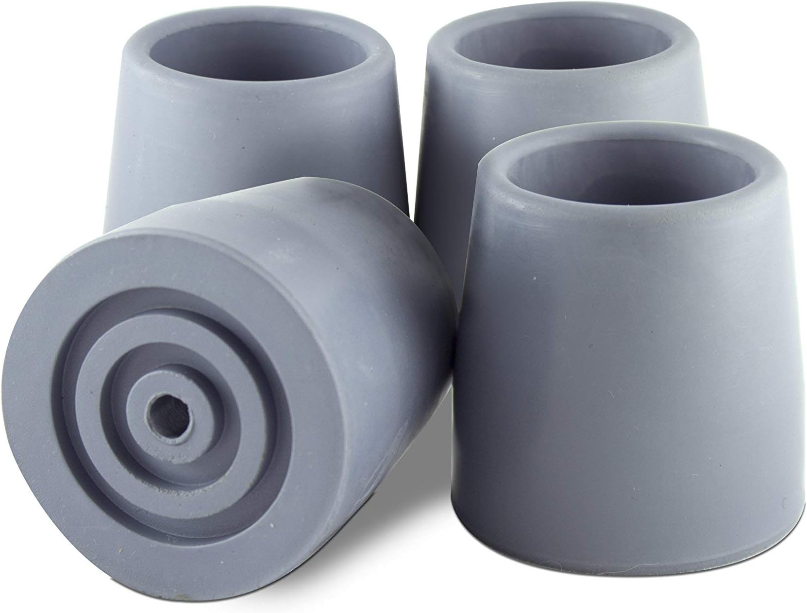 KosmoCare Walker Accessories (Rubber Tips), Grey, 25.58 mm Dia