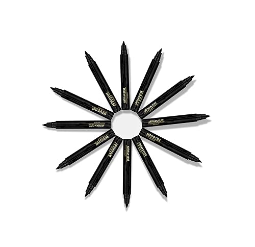 Miniatura 3 de Artisan L'uxe Midnight Diva - Delineador líquido impermeable para todo el día, a prueba de manchas, de larga duración, punta de fieltro alado,