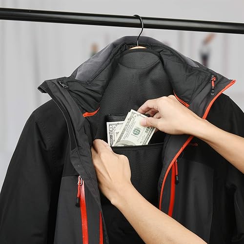 Miniatura 5 de Cosmos Paquete de 2 bolsas de seguridad para colgar  Bolsillo oculto  Bolsa secreta con cremallera para colgar artículos personales en viajes, hogar