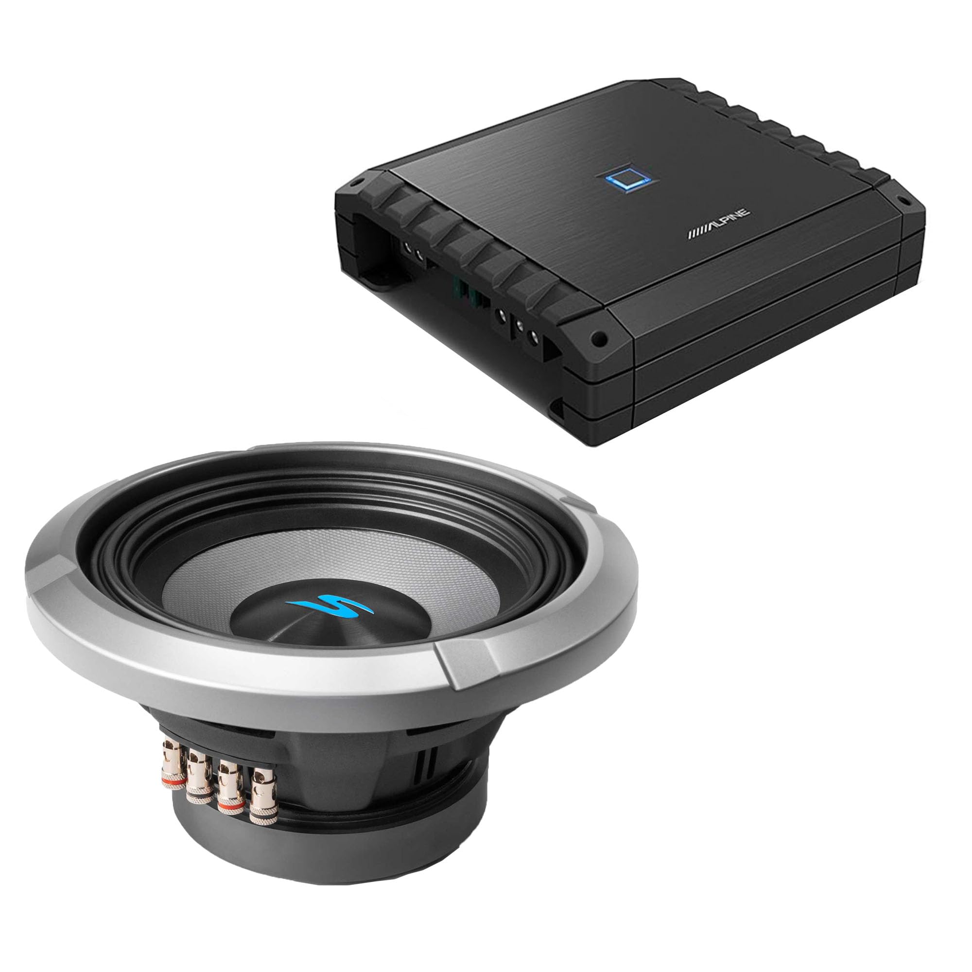 Alpine S2-A60M S-Series Class-D Amp w/ S2-W8D2 8