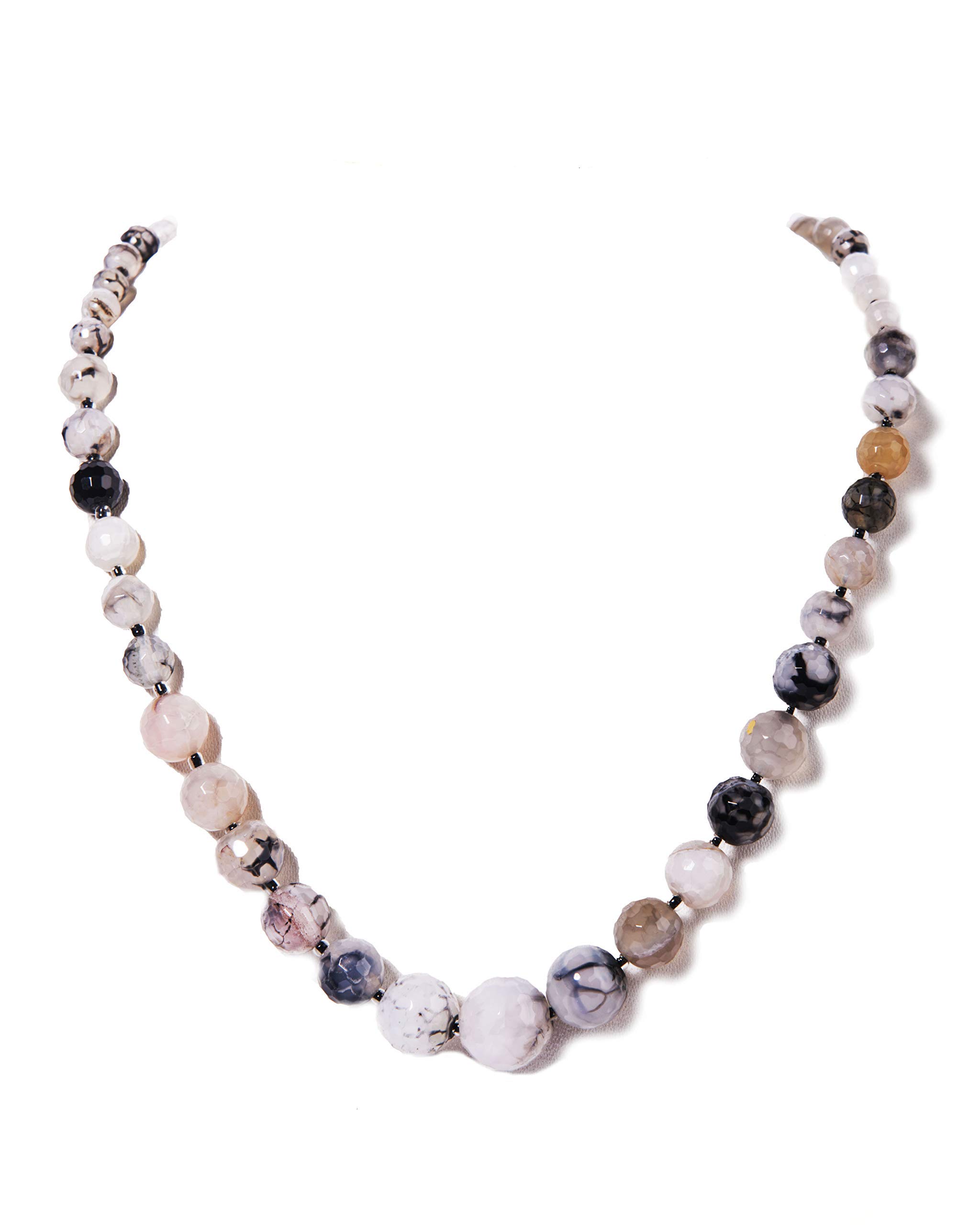 See full amazon price history chart for Gempro Certified Genuine Black White Graduating Agate Gemstones Necklace for Women Gempro Certified Genuine Black White Graduating Agate Gemstones Necklace for Women (B07JKZD6CZ) Amazon Price History, Amazon Price Tracker