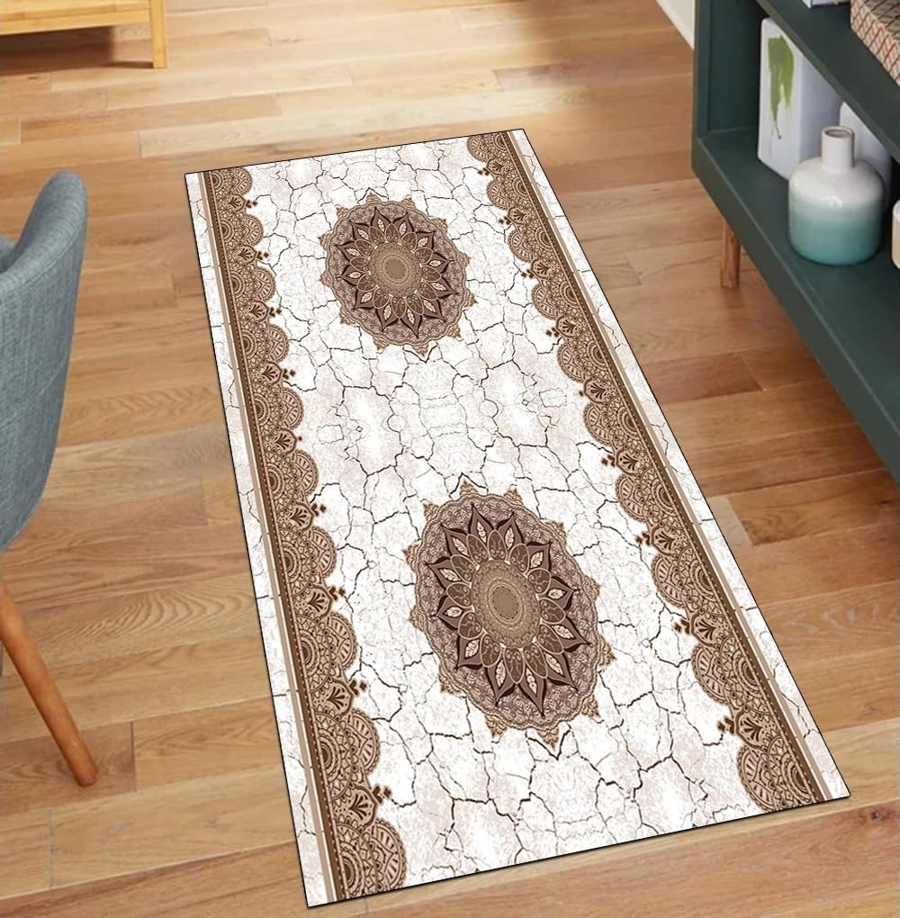 Alfombra atrapa la suciedad y lavable para un pasillo largo y limpio