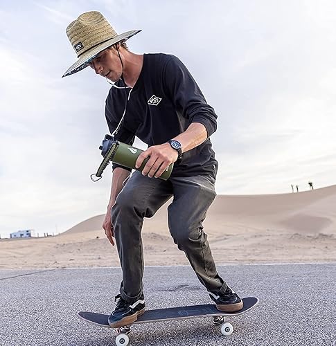 Miniatura 6 de HYDRO CELL Mango de paracaídas para botellas de agua de boca ancha, correa de transporte con anillo de fijación y accesorio de mosquetón. Compatible