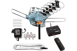 Five Star HDTV Antenna Amplified Digital Outdoor Antenna 500 Miles Range