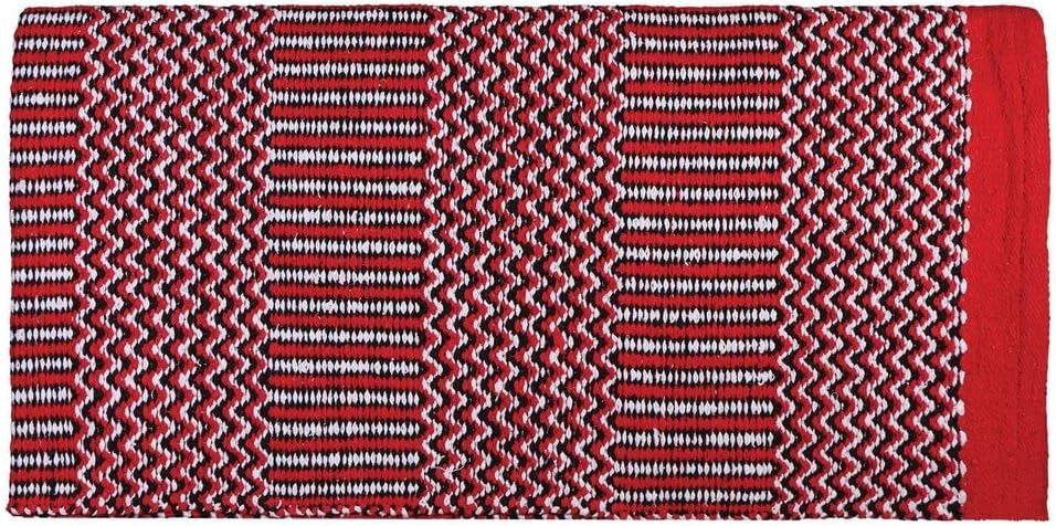 Dura-Tech Navajo Double Woven Western Saddle Blanket for Horses | Horse Comfort and Style | Perfect for Everyday and Show Ring | Washable | Double Woven Acrylic