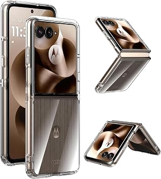 for Motorola Razr 70 Ultra 2026 Clear Case Anti-Shedding Design Transparent Air-Corner Drop-Resistant Shockproof Soft Hard Back Cover razr 70 Ultra