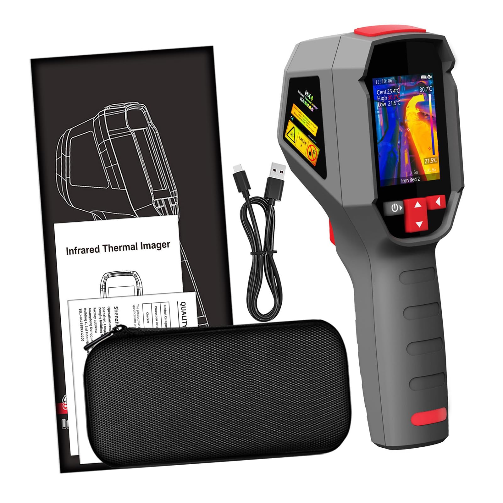 25Hz Refreshing Rate Thermal Camera with 384×288 Resolution for Industrial Inspections Thermal Imager Camera