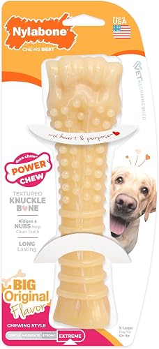 Nylabone Power Chew textured knuckle bone