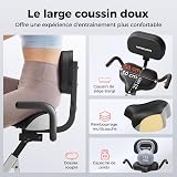 YOSUDA Vélo d'Appartement avec App et Écran LCD, 5 en 1 Velo D Appartement Pliable avec Silencieux Résistance Magnétique 16 Niveaux, Mesure du Pouls, Bande de Résistance,Capacité 172 kg - 3