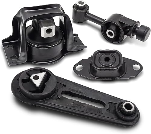 Soporte de motor motor y soporte de transmisión para Nissan Versa 2007-2012 2009-2014 Nissan Cube 1.8L A4312 A4318 A4320 A4323 Juego de 4