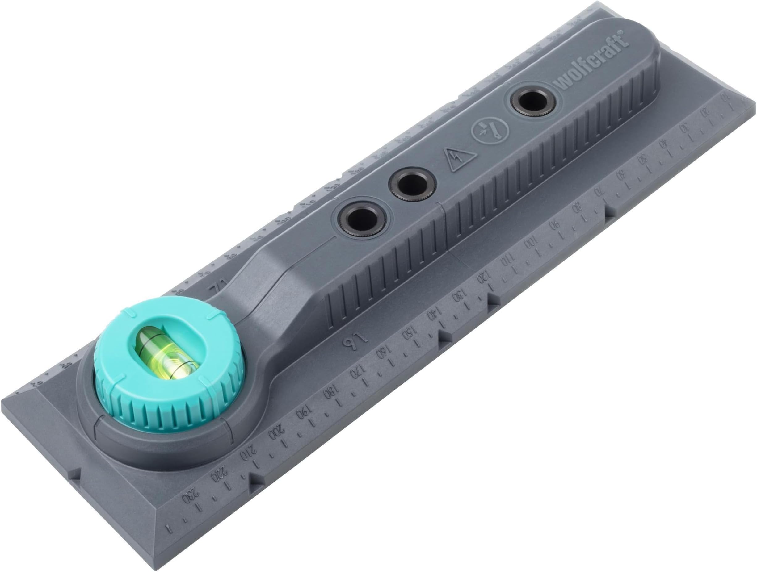 Drill Jig “Electrics” I 5976000 I Marking, Alignment and Drilling Template for Switch and Socket installations in Brick Walls