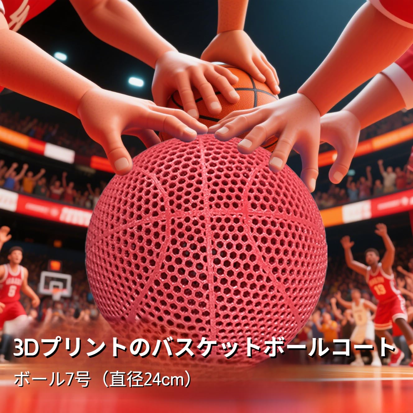 Amazon | [Ashemia]エアレス サイレントボール バスケ 3Dプリント