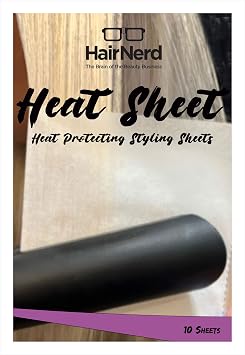 Heat Sheet Sleeves 10 Silicone Heat Shields for Hair Styling Tools | Protects Hair from Flat Iron Damage | Compatible with 1" to 1.25" Irons | Reusable, Heat-Resistant