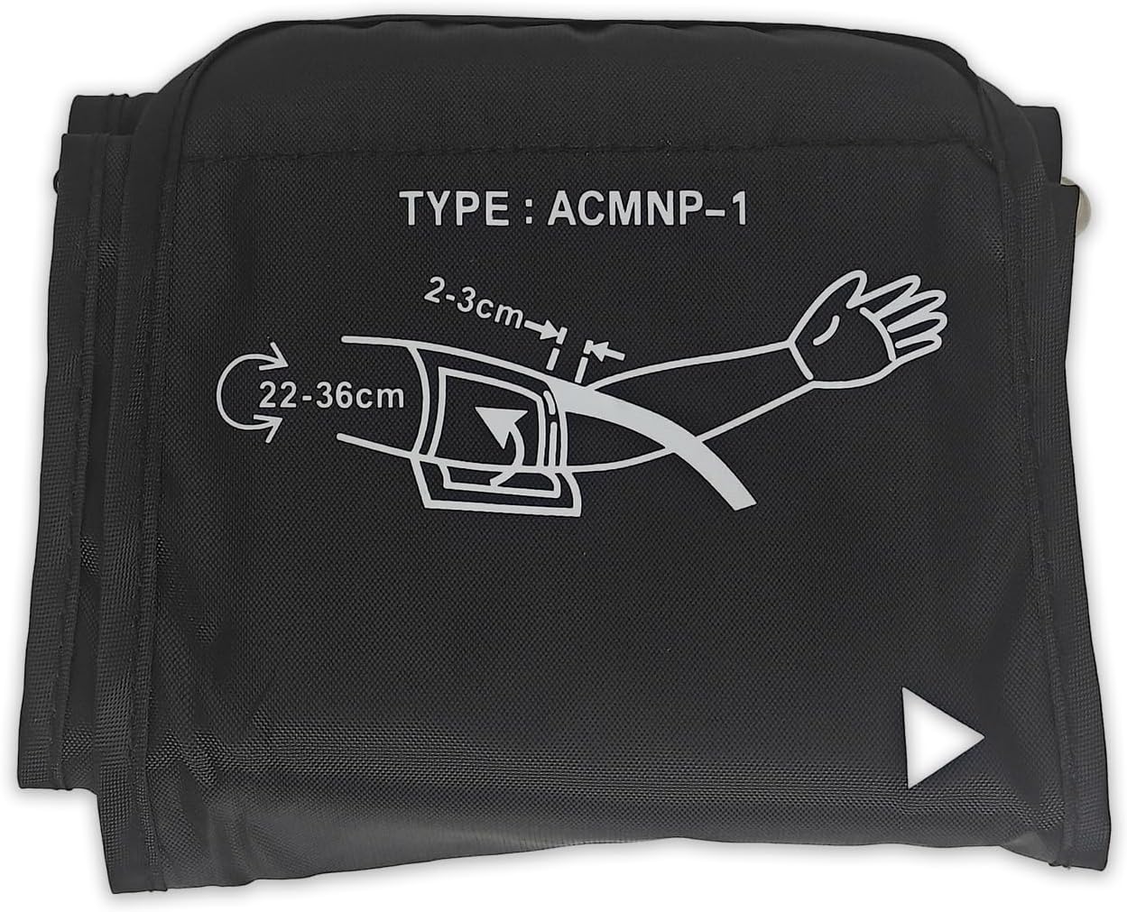 Sahyog Wellness Single Tube Normal Size Blood Pressure Monitor Machine Cuff (22-36 cm) - Compatible with All Brands (Black) (Design May Vary)