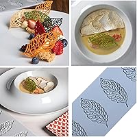 Vista 6 de Molde de caramelo de hoja hueca, molde de silicona de hoja hueca 3D de caramelo de chocolate, decoración de pastel de artesanía de azúcar, parte