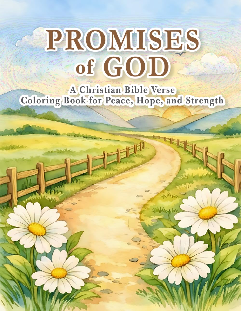 Promises of God: A Christian Bible Verse Coloring Book for Peace, Hope, and Strength