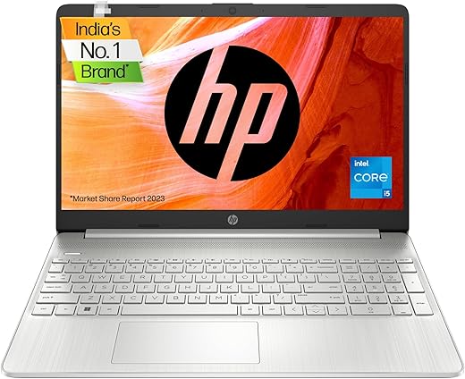 HP Laptop 15s, 12th Gen Intel Core i5-1235U, 15.6-inch (39.6 cm), FHD, 16GB DDR4, 512GB SSD, Intel UHD Graphics, Backlit KB, Thin & Light, Dual…
