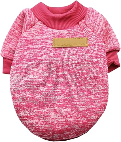 Suéter clásico cálido para mascotas, ropa para mascotas, ropa de punto, pijamas cálidas para perros pequeños, cachorros, sudadera de invierno para