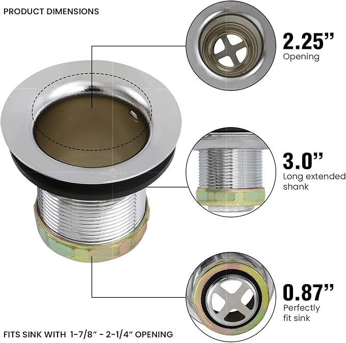 Colador de Fregadero Everflow Acero Inoxidable miniatura 4