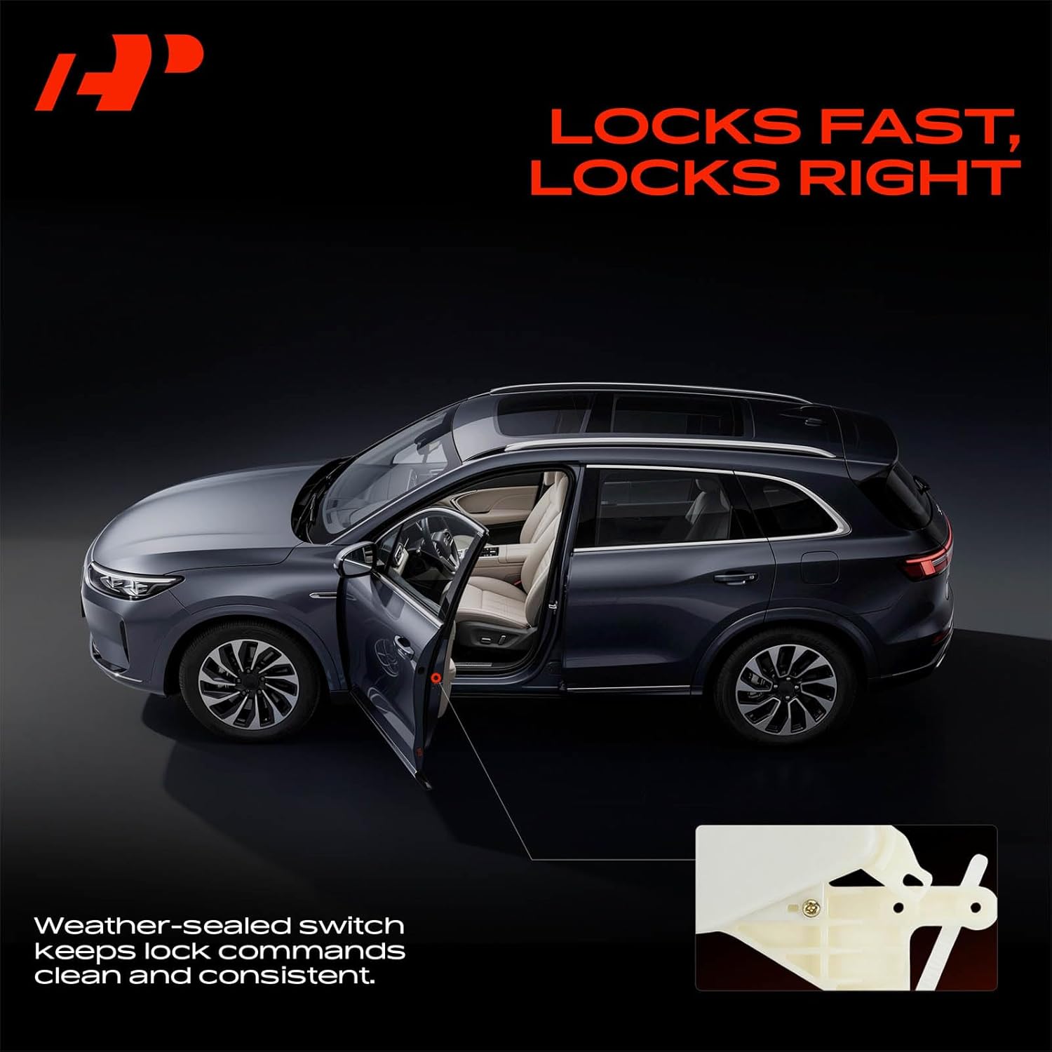 A-Premium Front Left Driver Side Door Lock Actuator Compatible with Honda Accord 1994-1997