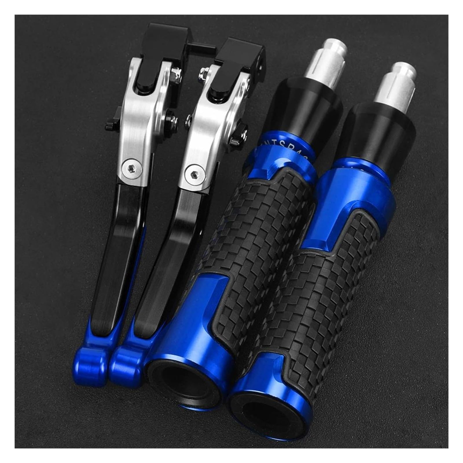 Leviers de frein et d'embrayage pour moto YZF R6 en aluminium CNC anodisé bicolore