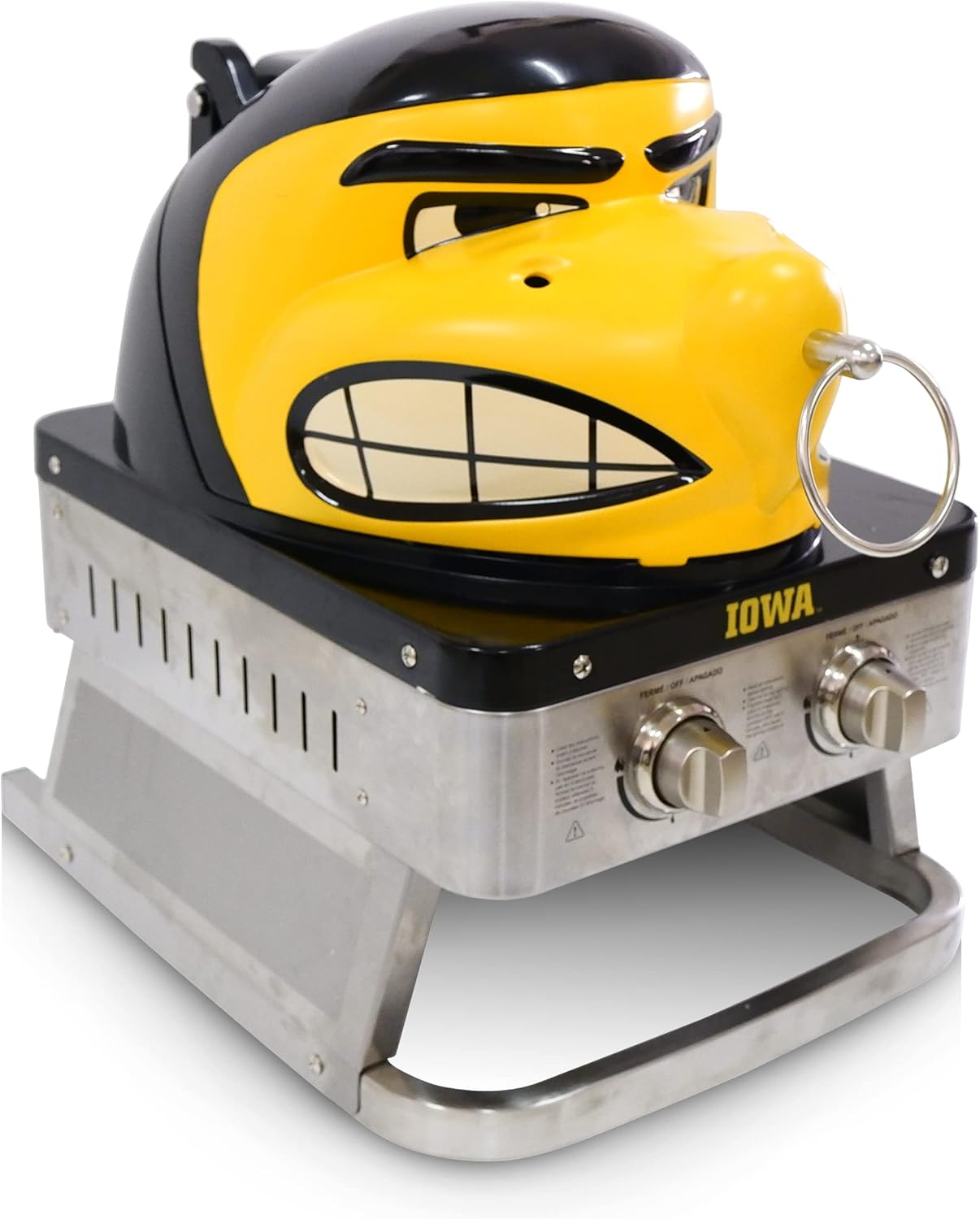 Hawkeye Portable Propane Gas Grill, 16,000 BTU Tabletop