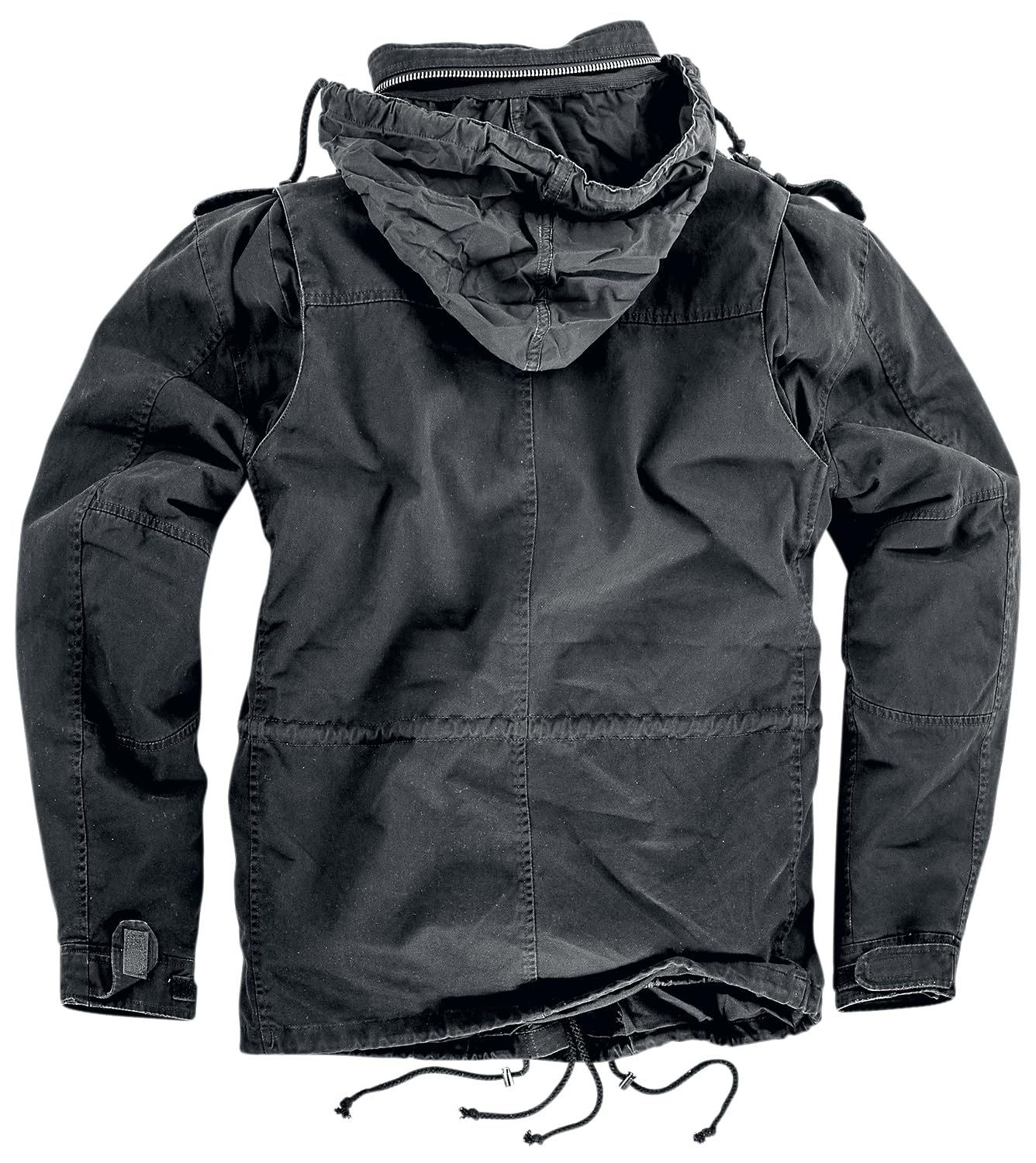 Black Premium by EMP Hombre Chaqueta negra de invierno con chaqueta interior desmontable