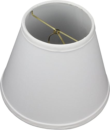 FenchelShades.com Pantalla de 5 pulgadas de diámetro superior x 9 pulgadas de diámetro inferior x 7 pulgadas de altura inclinada con accesorio de