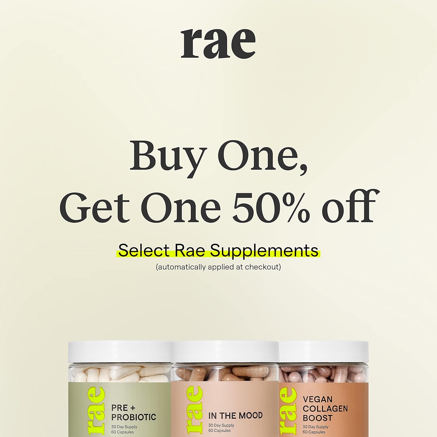 Rae Energy Capsules - Natural Energy Supplement for Women with B12 Vitamin and Green Tea - Vegan Natural Energy Support - Invigoration Without The Crash : Health & Household