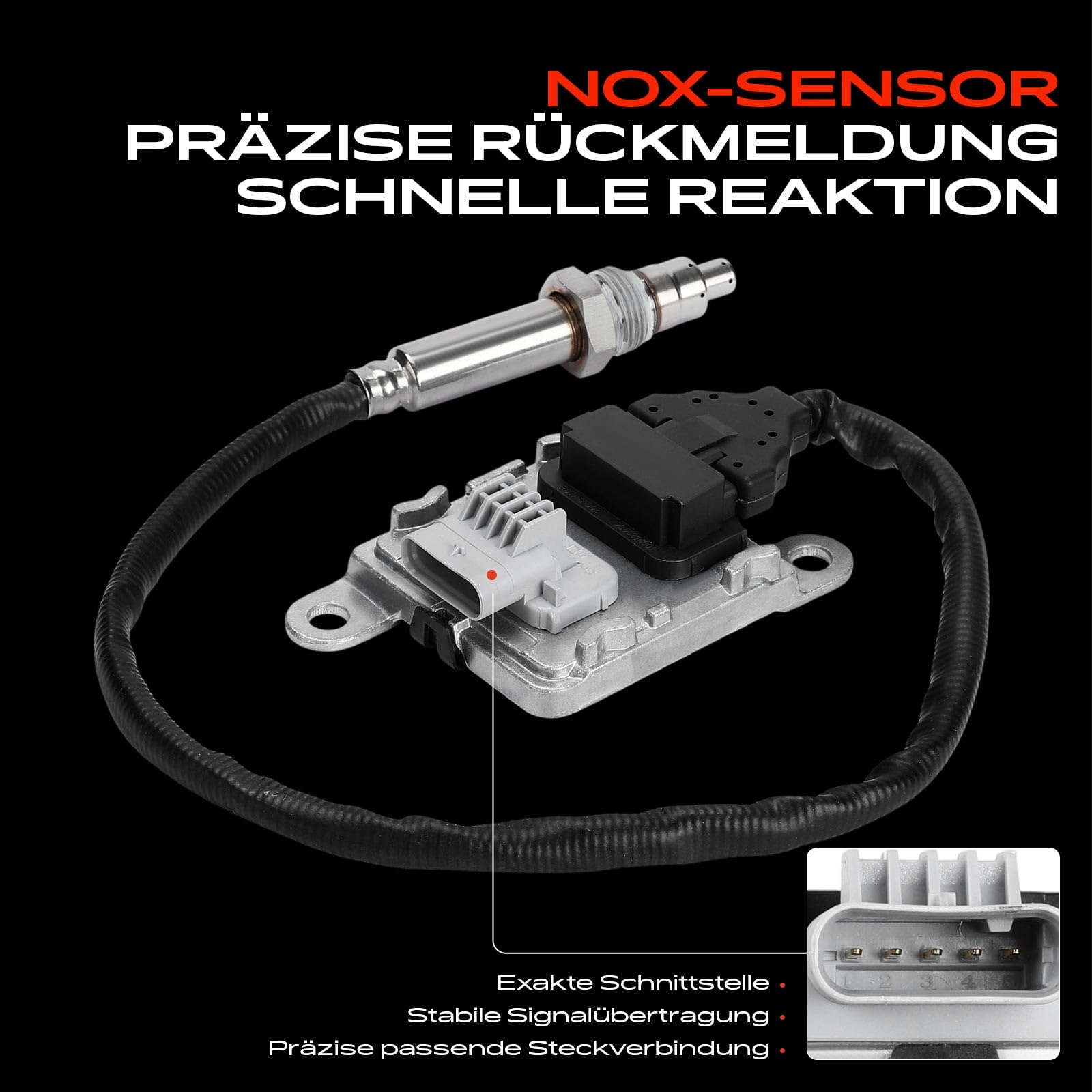 Frankberg Capteur de cliquetis NOx, capteur à 5 broches 227901461R, SNS917
