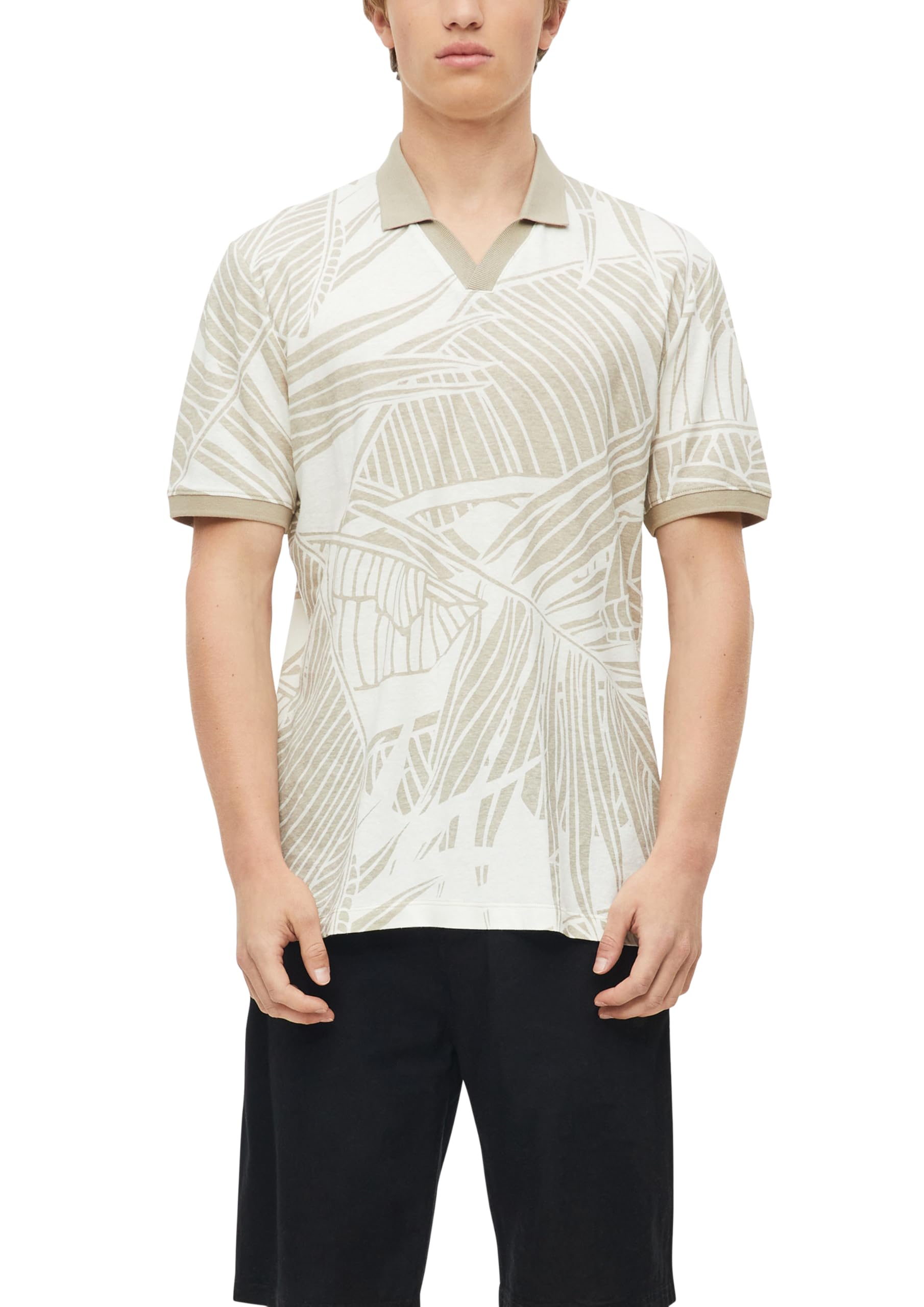s.Oliver Men's 2178946 Polo Shirt (Pack of 1), Brown, XXL
