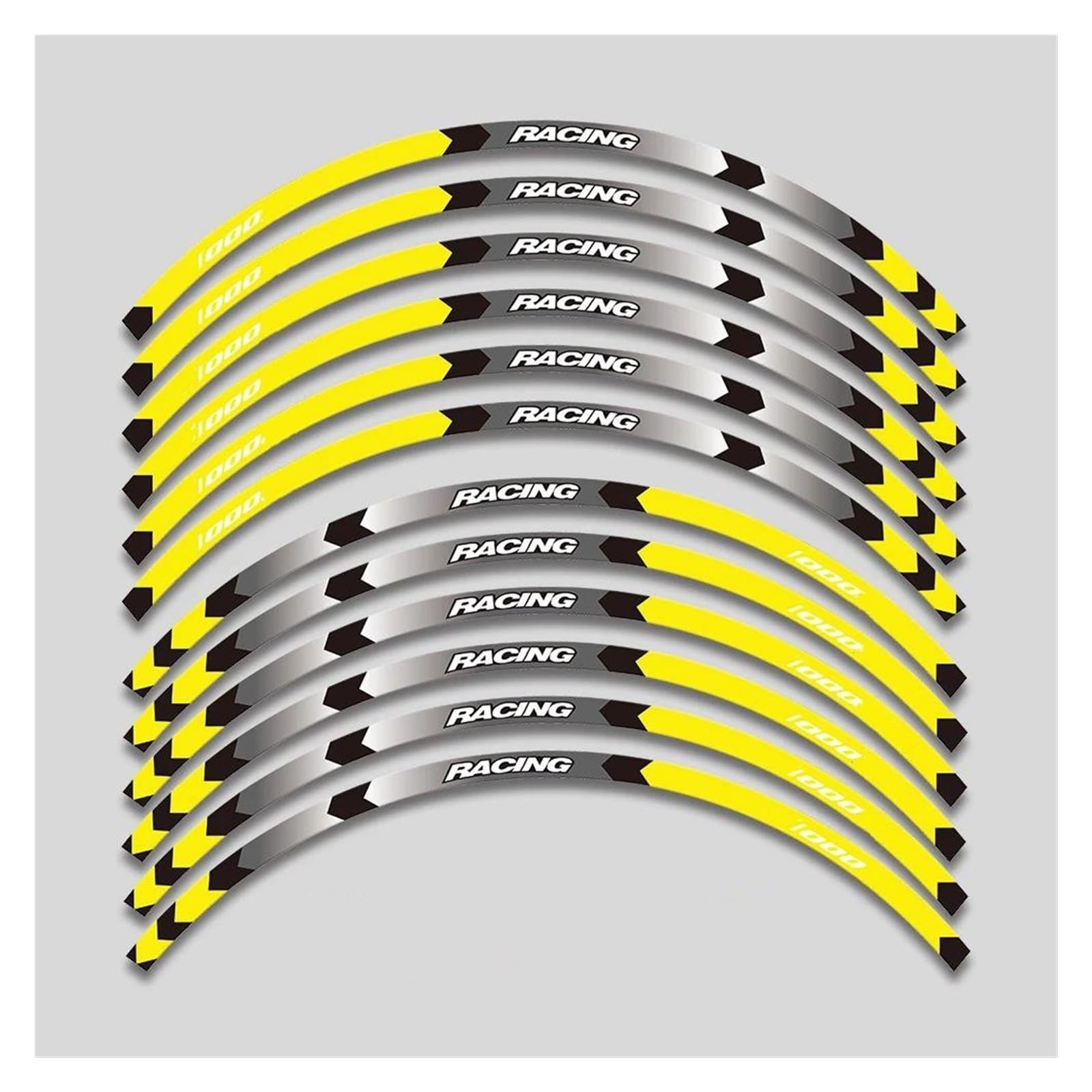 Motorcycle Inside Wheel Stickers Rim Reflective Trim Sticker for BMW S1000XR S1000 XR S 1000XR S1000xr(Style 6)