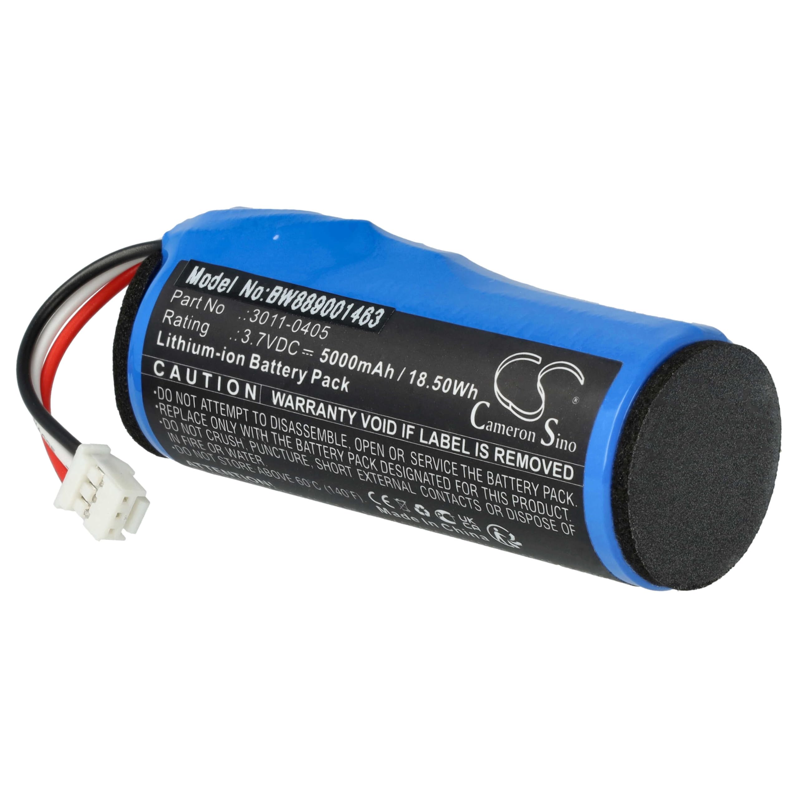 vhbw Batería Compatible con Minelab Equinox 600, 800 Detector de Metal (5000 mAh, 3,7 V, Li-Ion)