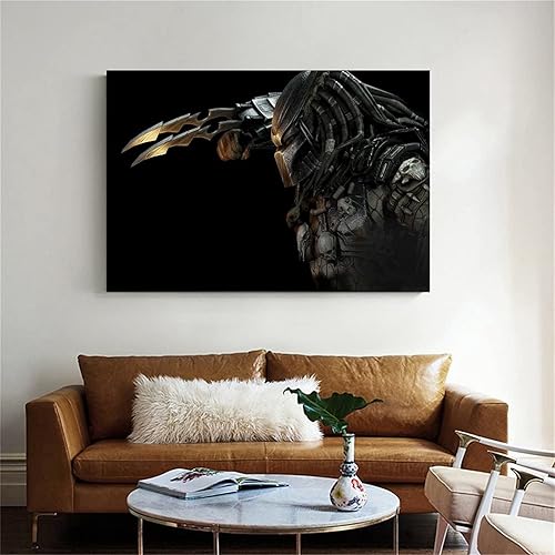 Miniatura 6 de ZZHIY Póster de The Predator Vs Alien, pintura decorativa, lienzo, arte de pared, para sala de estar, dormitorio, 12 x 18 pulgadas (11.8 x 17.7 in)