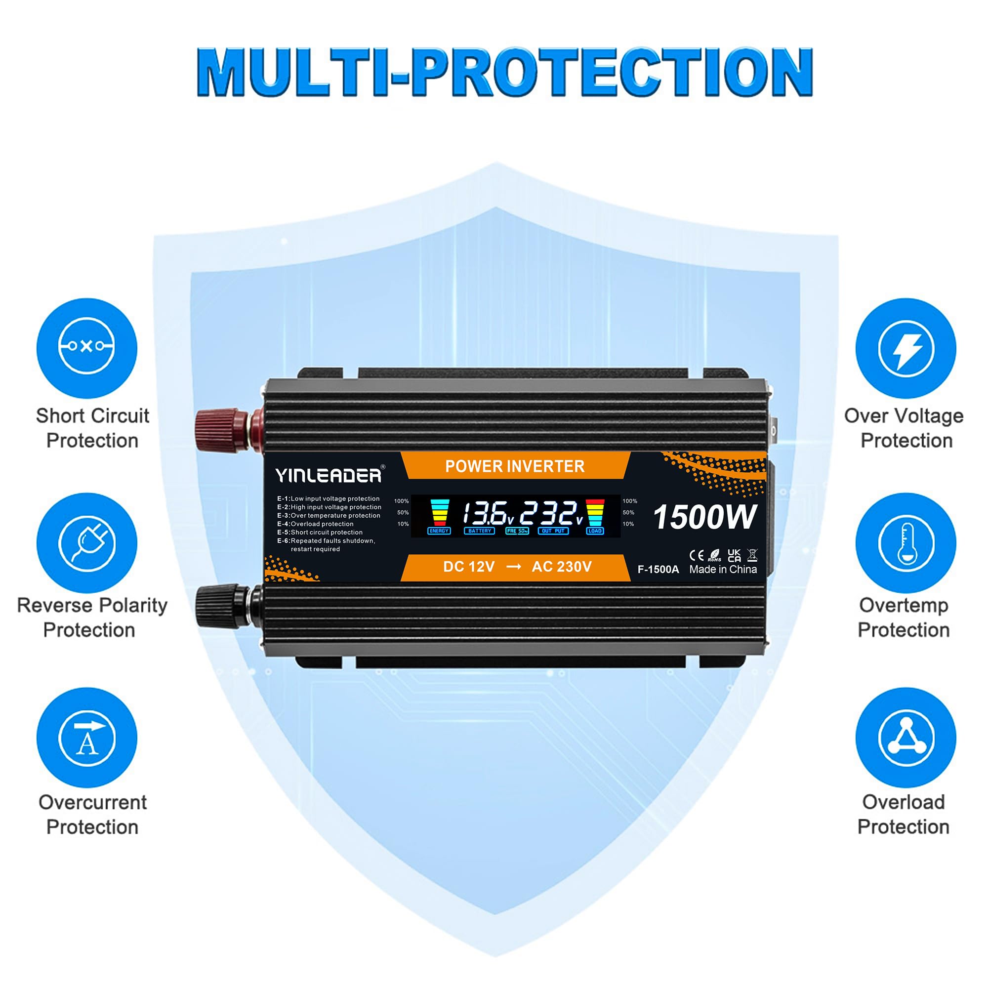 Convertidor De 12v A 220v 3000w