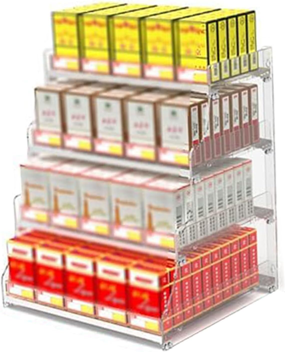 店舗用タバコラックディスプレイ - 2~5段タバコ陳列ラック 店舗用タバコラックディスプレイ - 2~5段タバコ陳列ラック