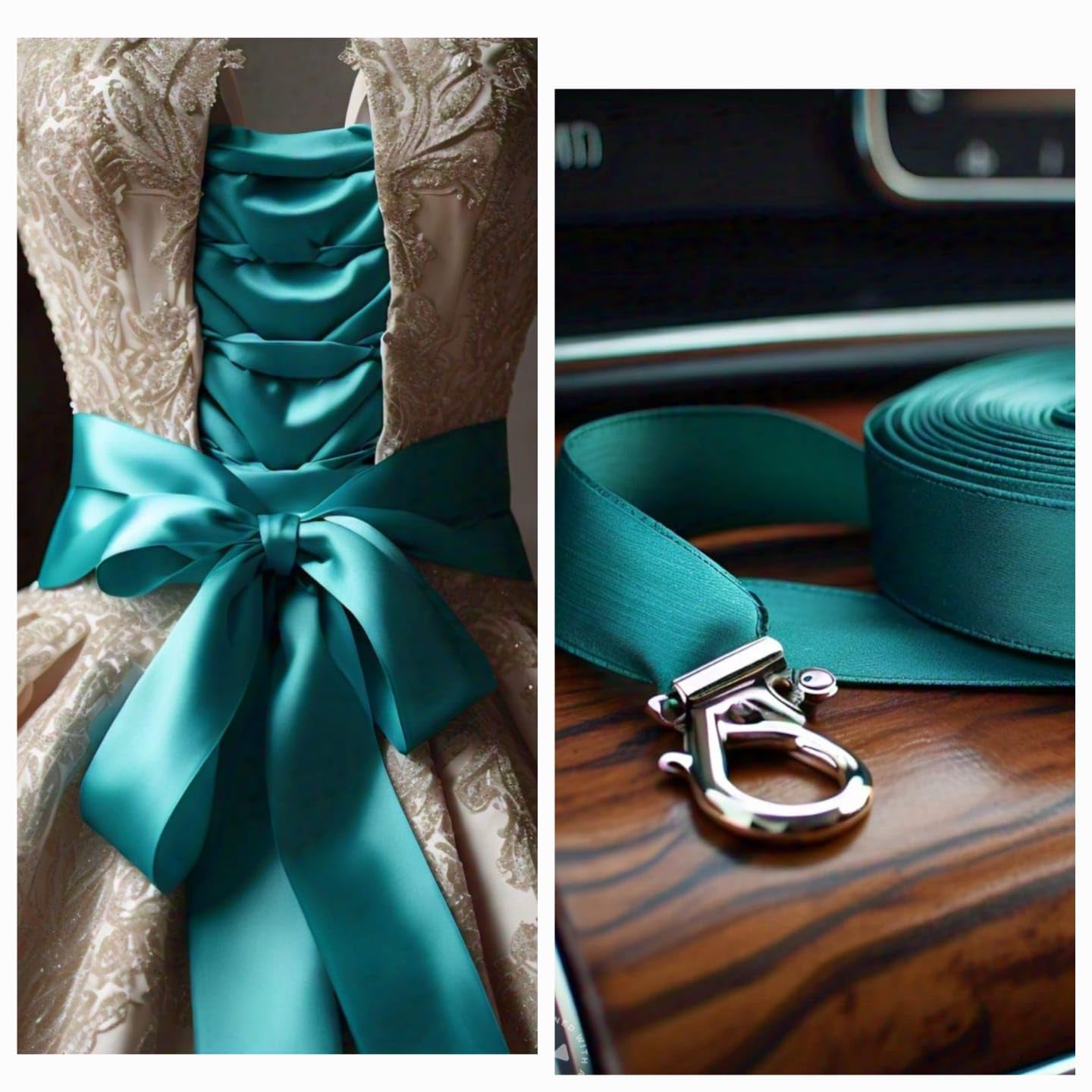 Double Sided Satin Ribbon 25mm x 10 Meters (Off White) for Gifts Wrap Sew Party, Decorations Events Dress Wedding Christmas Crafts, Bows Car, Balloons Hairs, DIY, Bouquets, Cake More — view 446