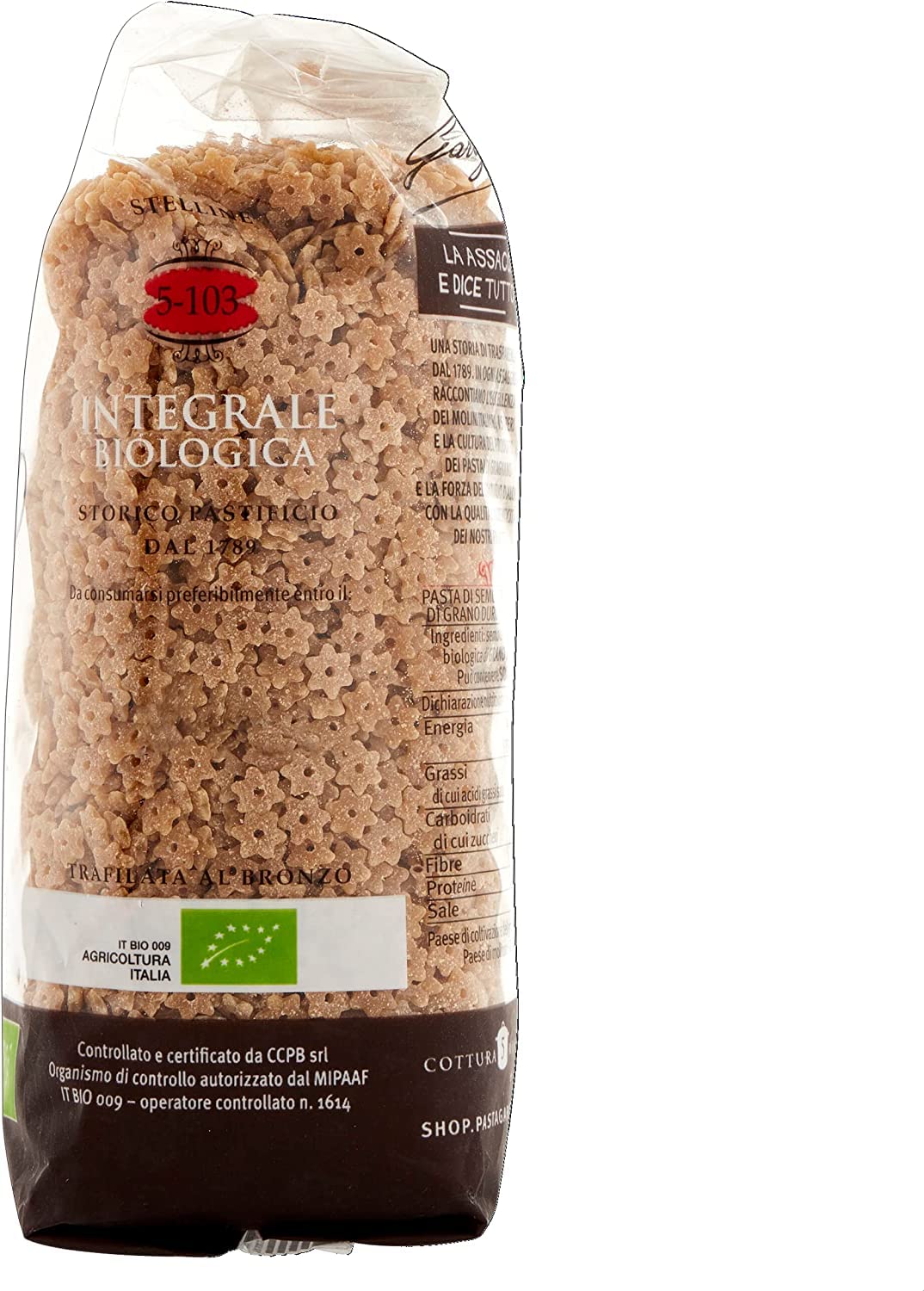 TESTPAKET Pasta Pasta Integrale Vollkorn-Hartweizen Bio-Produkt (7x 500g) Italian Hartweizengrieß Nudeln + Italian Gourmet polpa 400g
