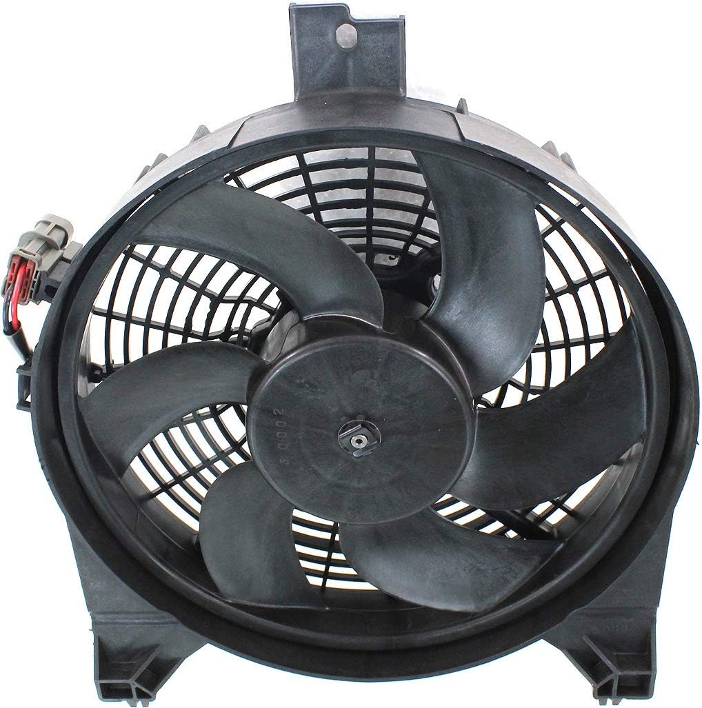 Evan Fischer A/C Condenser Fan Compatible with 2004-2006 Nissan Titan, 2005-2006 Armada, Fits 2004-2006 Infiniti QX56, 8 Cyl., 5.6L Engine, Mounts in Front of Condenser