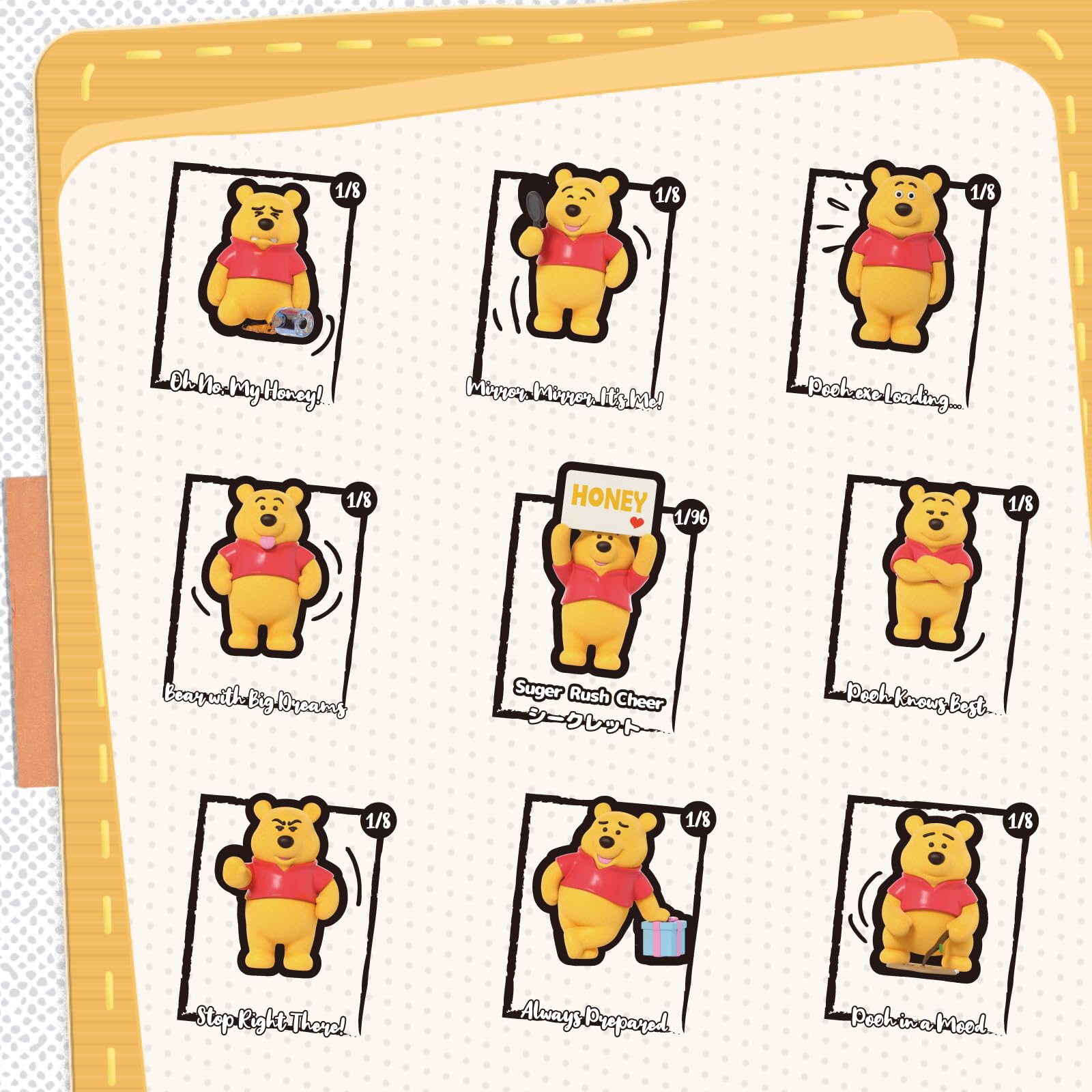 52TOYS プーさん フィギュア ブランドボックス8種セット ディズニー くまのプーさん のんびりプーさん DISNEY 8種+