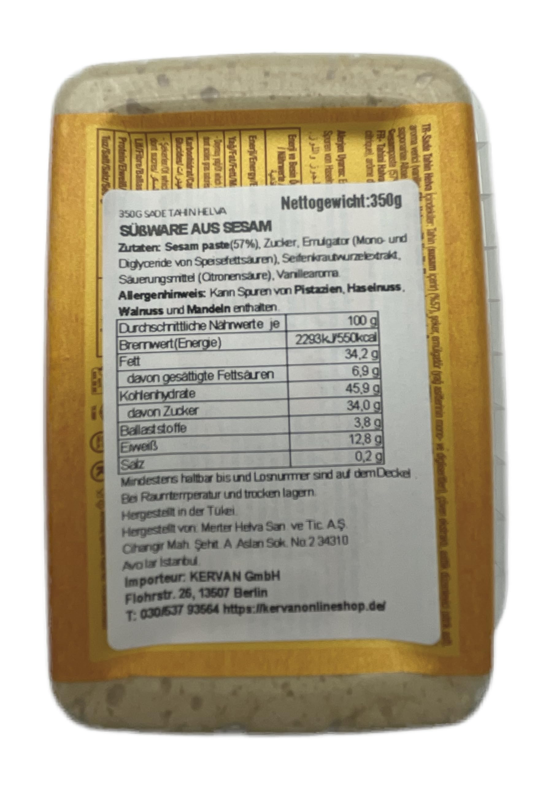 Koska-Halva, Helva, mit Kakao, Vanille, Pistazien (3er Pack)