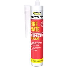 Everbuild FIREMATEGY Fire Mate Sealant Intumescent Acrylic, Grey, 295ml