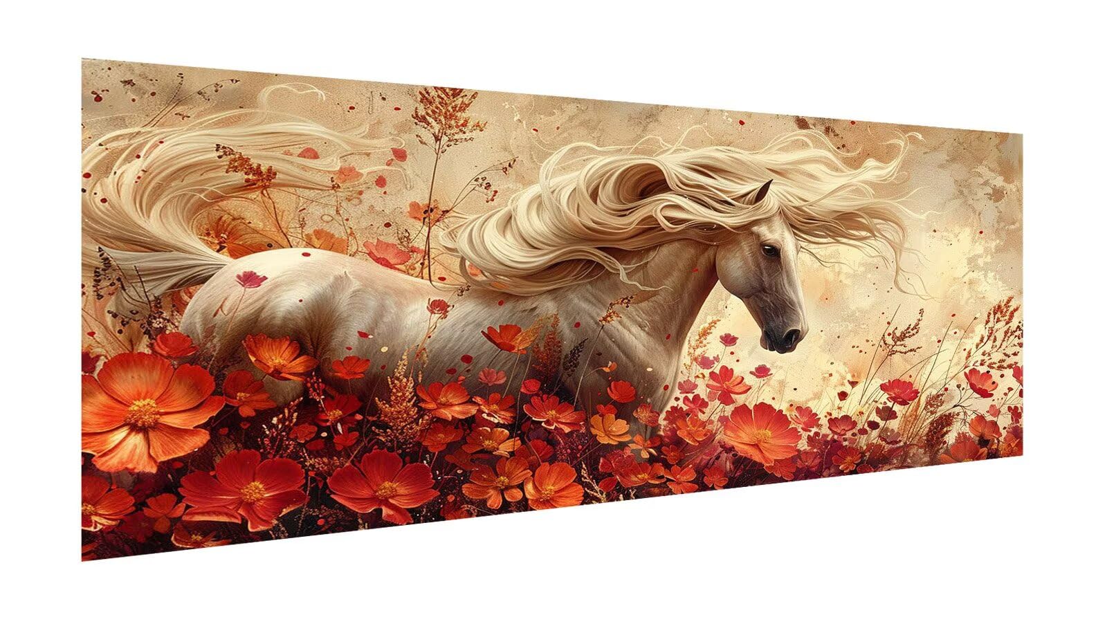 Zestawy do malowania diamentami z koniem i diamentami dla dorosłych, 5D Dimond Art Plant Gem Arts and Crafts Paintings, DIY, kryształ górski, haft krzyżykowy, malowanie według numerów, dzieci