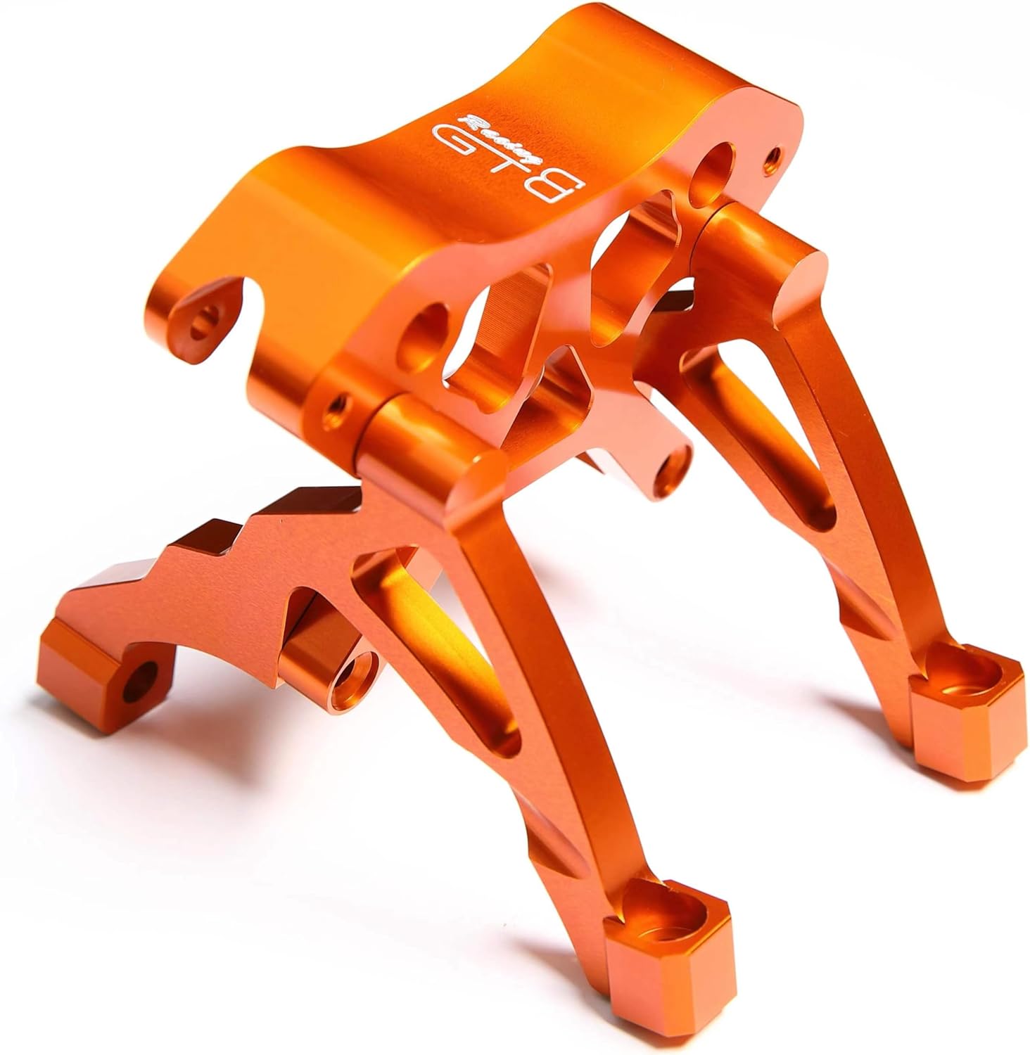 GTBRacing CNC Aluminum Front Shock Tower Brace for 1/5 RC Car HPI Baja KM Rovan 5b ss (Silver)