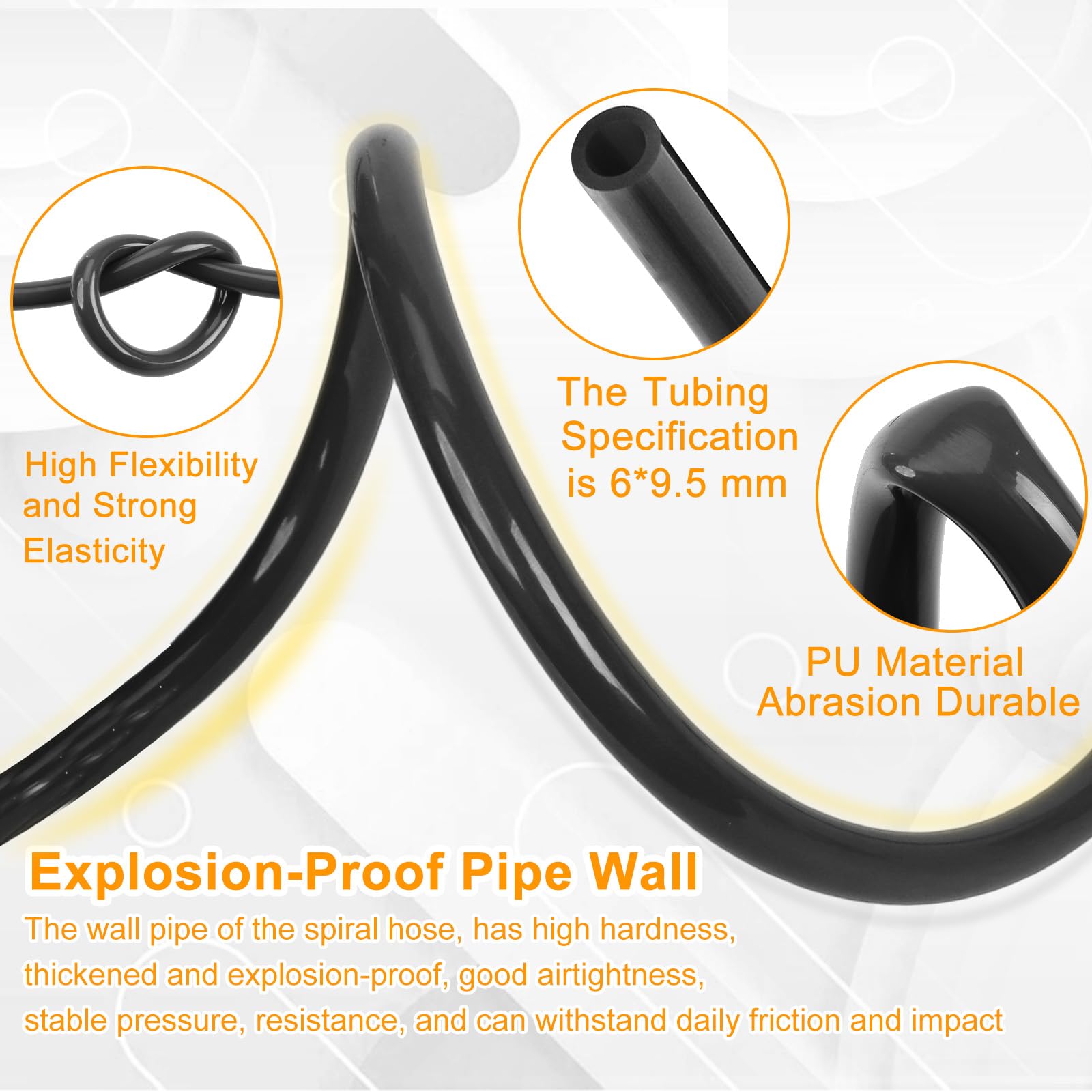 ANOMM Air Compressor Hose, Polyurethane Air Compressor Hose - Image 3