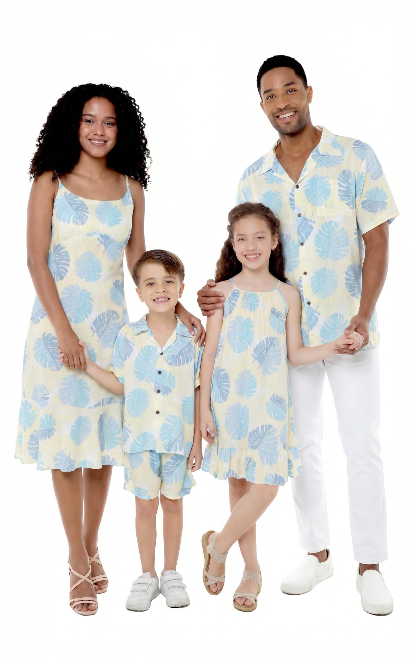 Hawaii Hangover Family Matching Hawaiian Clothes, Pacific Palm Cream