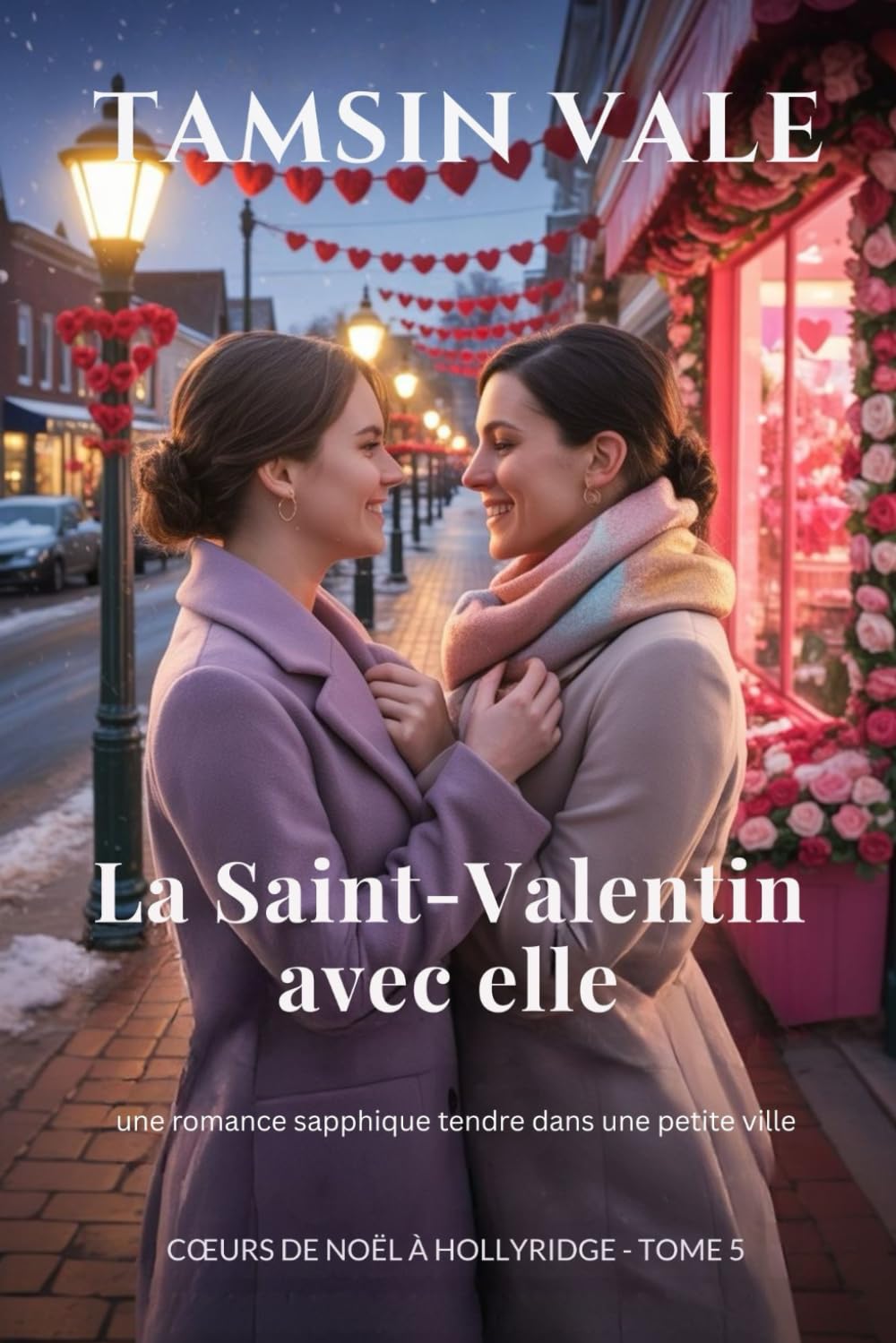 La Saint-Valentin avec elle: une romance sapphique tendre dans une petite ville: 5 (Cœurs de Noël Hollyridge:)