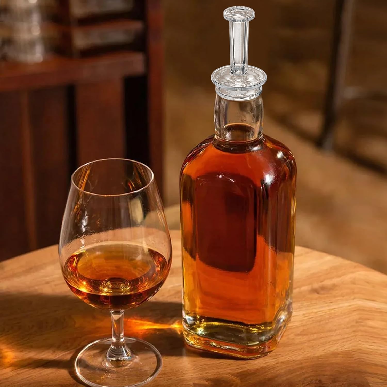 Dry Glass for Decorative Bottle Top, Glass Wine and Beverage Bottle Stopper