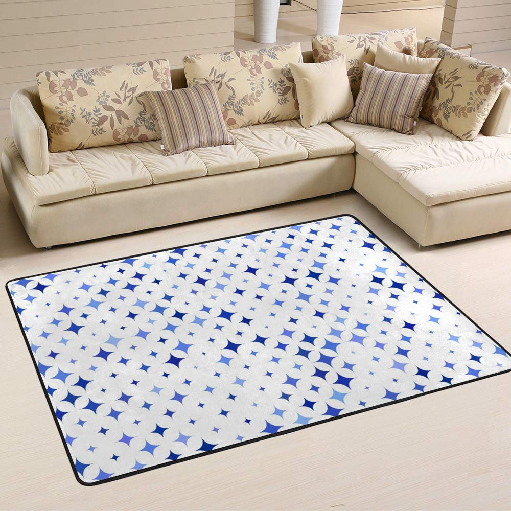 Grand tapis de sol pour salon et salle à manger chaleureuse